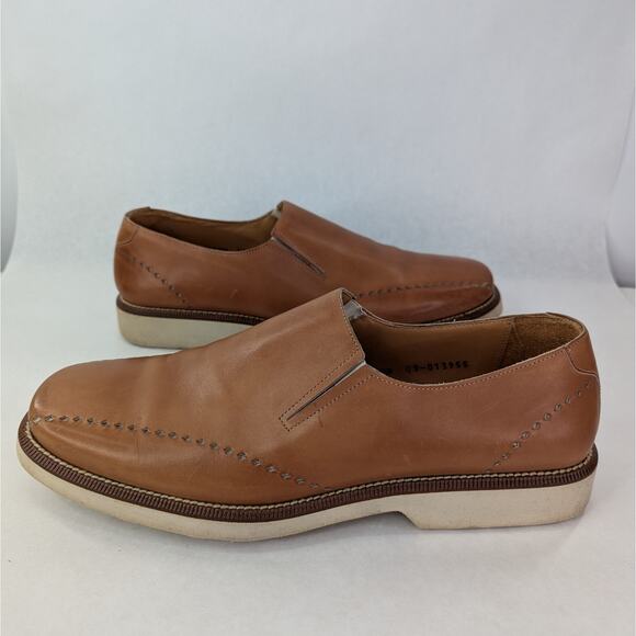 MEZLAN Rabat MENS Brown CALFSKIN LEATHER Slip On LOAFER Size 12 | 1130 - Picture 2 of 9